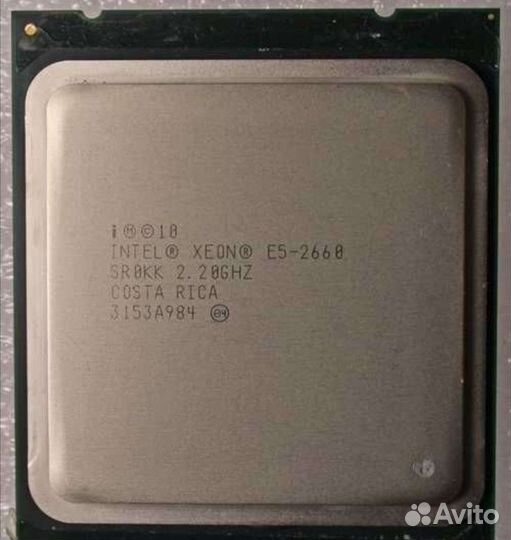 Процессор lga 2011 Intel xeon e5 2660 v1