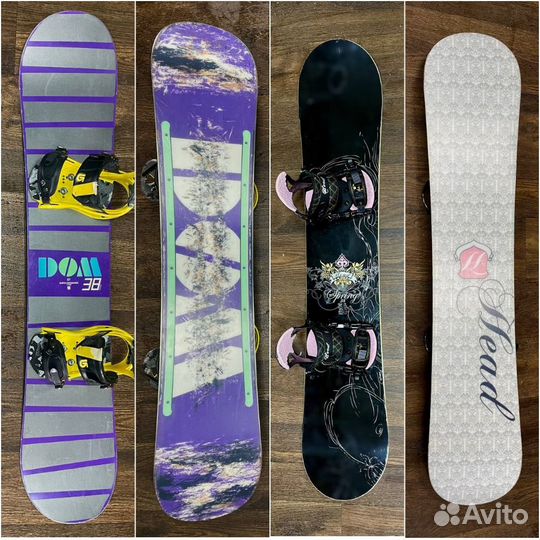 Подростковые сноуборды с креплениями 135-140