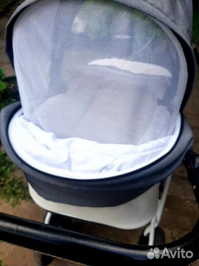 Коляска трехблочная с автолюлькой
