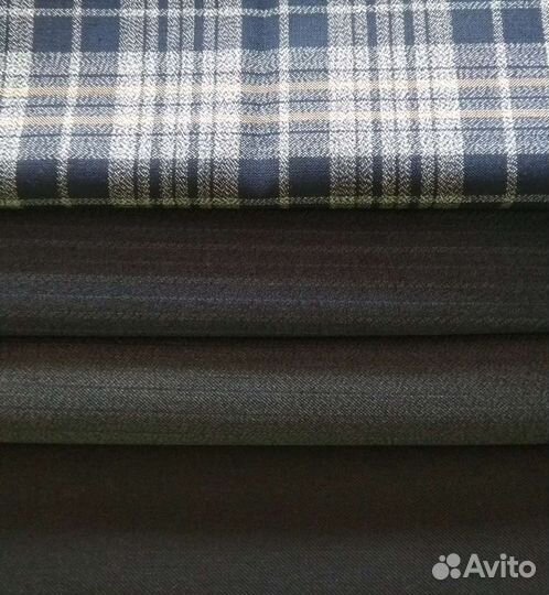Ткань подкладочная, костюмная, шотландка