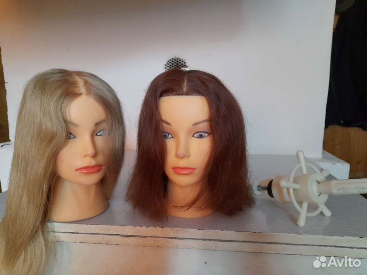 Парикмахерский манекен головы + штатив