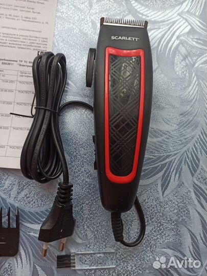 Новая машинка Skarlett, для стрижки волос, бороды
