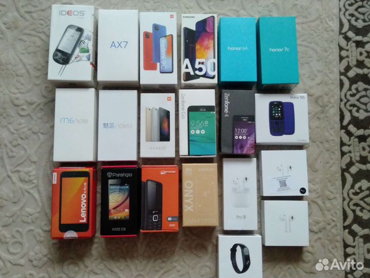 Коробки от телефонов и др