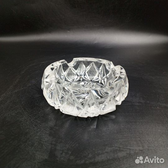 Пепельница хрустальная СССР редкая старинная