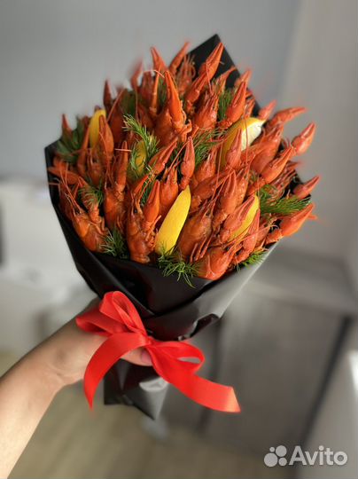 Мужской букет из раков