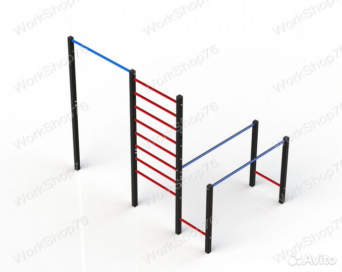 Турник брусья шведская стенка уличные тренажеры