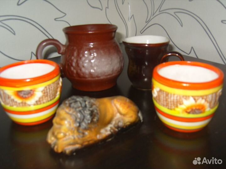 Кувшины кружки вазы чайники керамика