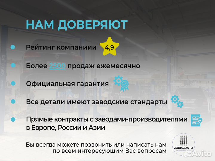 Стекло передней фары Ford Focus 2015 - 2019