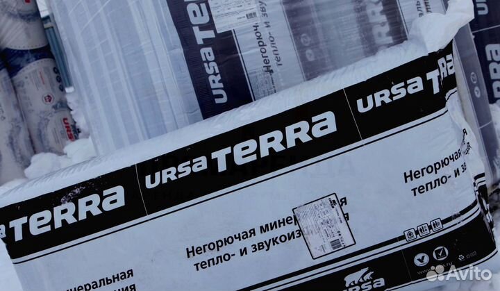 Утеплитель Минвата Урса Terra 70 мм