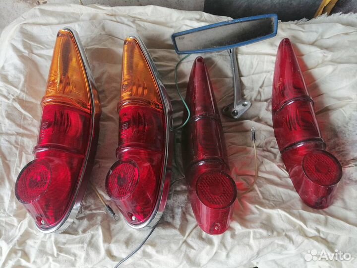 Комплект новых задних фанарей на «Москвич-408»