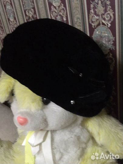 Зимний берет, мутон 54/56