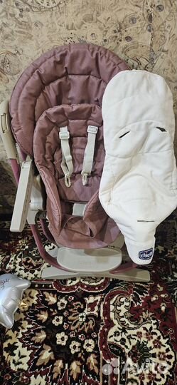 Стульчик для кормления chicco polly