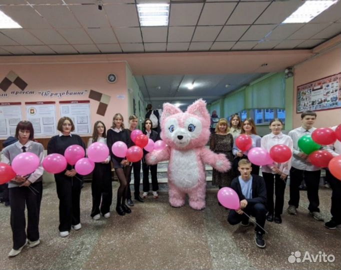 Белый мишка поздравление, панда, ростовые куклы