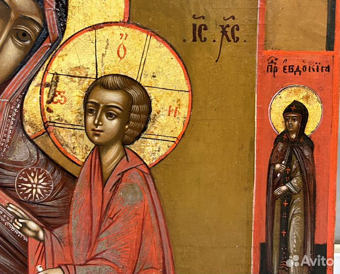 Икона Тихвинская Пресвятая Богородица Ковчег