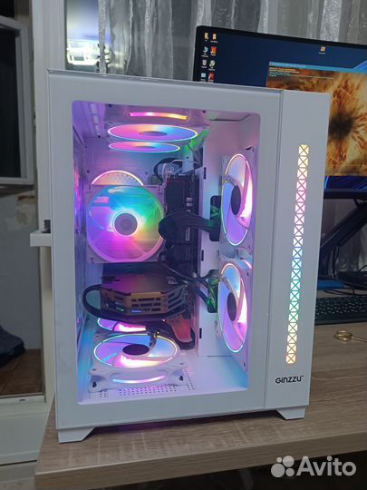 Игровой компьютер с RX 580/Core i3 8100/16 GB RAM