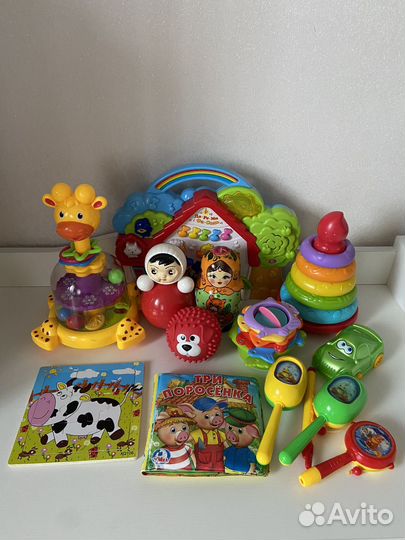 Игрушки пакетом (пирамидки)