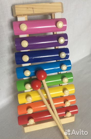 Развивающие игрушки пирамидка металлофон от 1 год