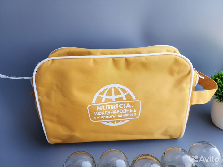 Банки вакуумные стеклянные для массажа+косметичка