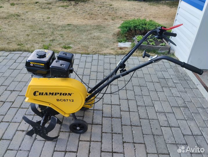 Культиватор бензиновый 4 х тактный chempion 6712