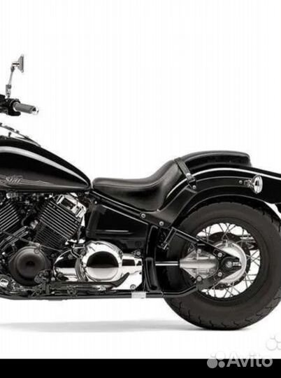 Ямаха драгстар 400 хром боковина