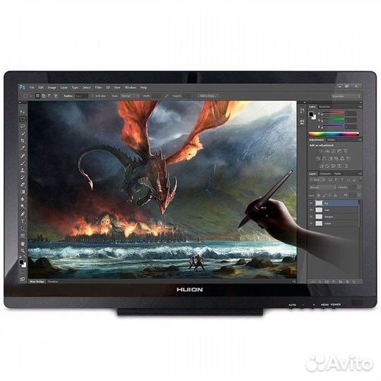 Графический планшет huion kamvas gt 220 v2