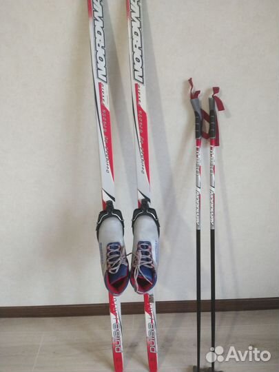 Беговые лыжи 170 см с ботинками 35, Nordway