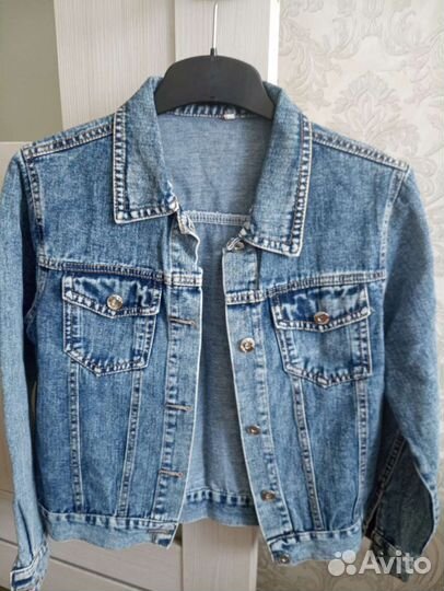 Джинсовая куртка для девочки 152