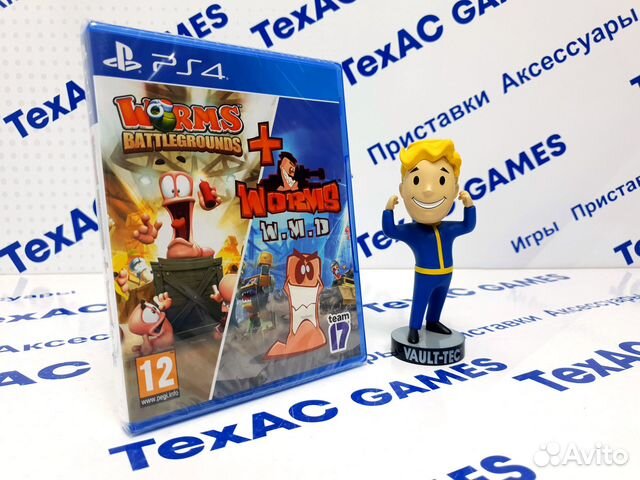 Worms Battlegrounds & Worms WMD Double Pack PS4