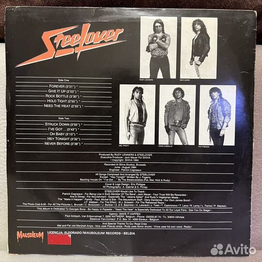 Виниловая пластинка Steelover - Glove me