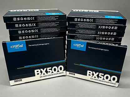 Новые SSD 500-1000Gb Crucial/PNY, Опт, Доставка