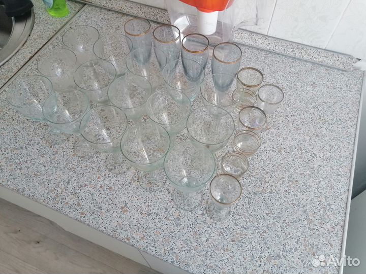 Бокалы фужеры рюмки СССР