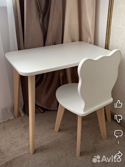 Детский стол и стул/ Новый в упаковке
