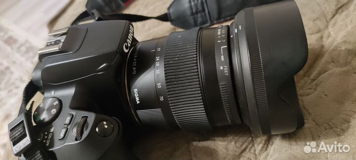Canon eos 250d +sigma 17-70, 2.8
