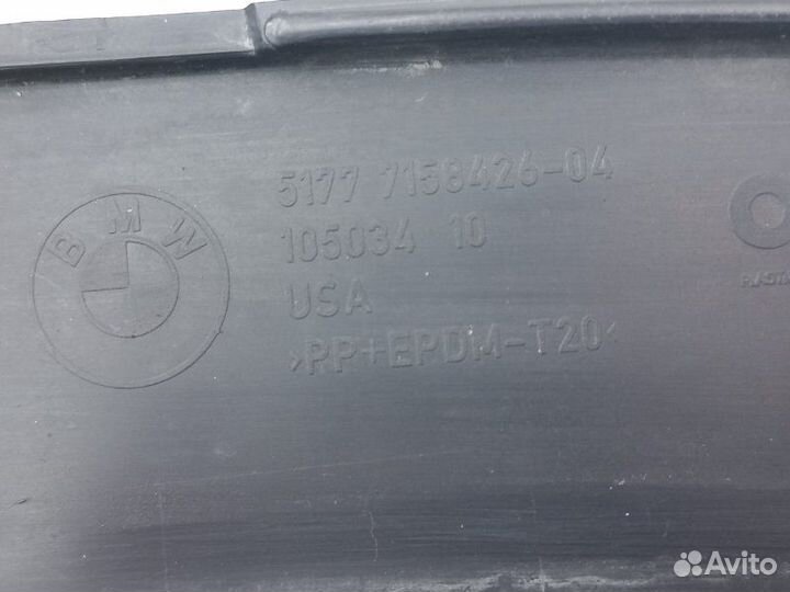 Молдинг на крыло задний правый Bmw X5 E70 N62N