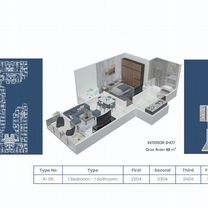 1-к. квартира, 68 м², 2/5 эт.