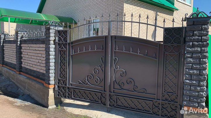 Ворота кованые