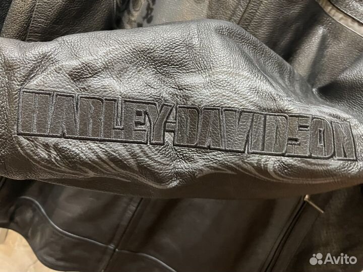 Кожаная куртка мотокуртка Harley-Davidson