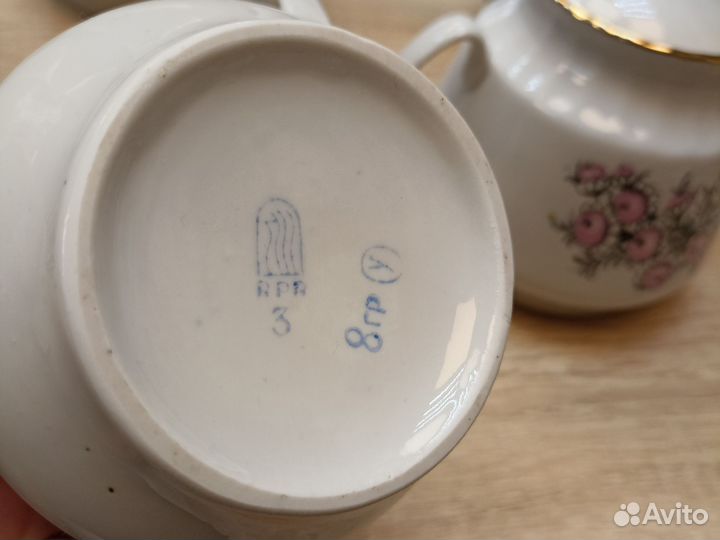 Сервиз чайный рижский фарфор
