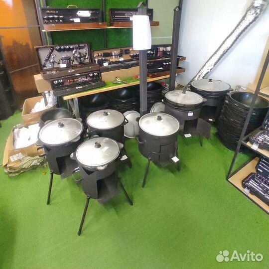 Печь для казан 6 8 10 12 16 22 литра