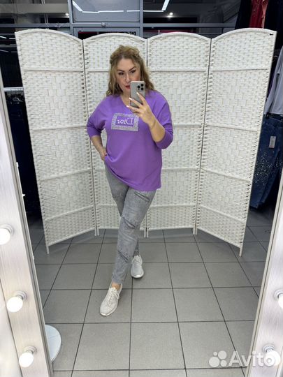 Туника со стразами турция 50-54