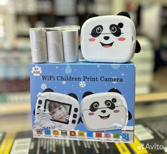 Детский фотоаппарат с моментальной печатью