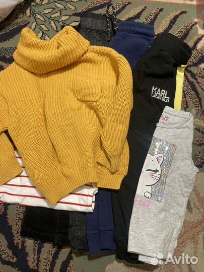 Вещи пакетом для девочки 98 104