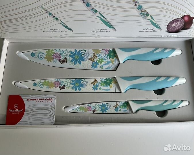 Набор ножи SwissHome новые в коробке