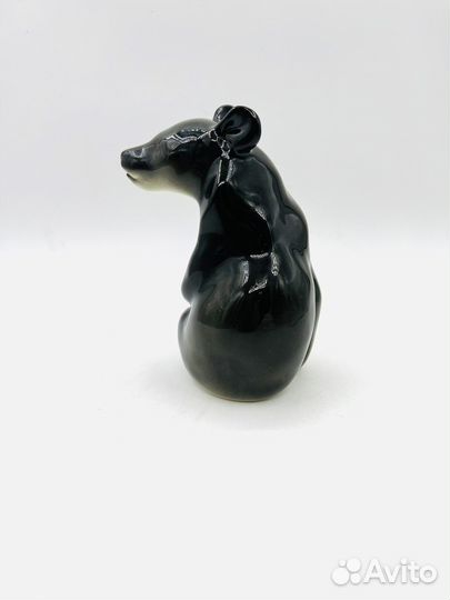 Статуэтка Гималайский Мишка Лфз СССР 13 см