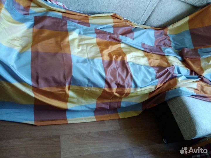 Шторы б/у,тюль. На ленте. Люверсы- это дизайн