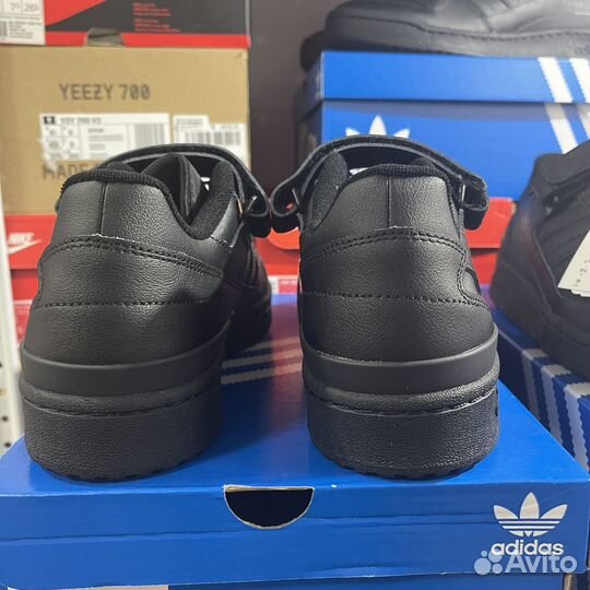 Adidas Originals Forum Low Triple Black оригинал