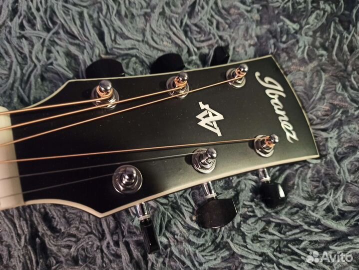 Электроакустическая гитара ibanez AW84CE-WK