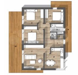 Дом 60 м² на участке 9 сот.