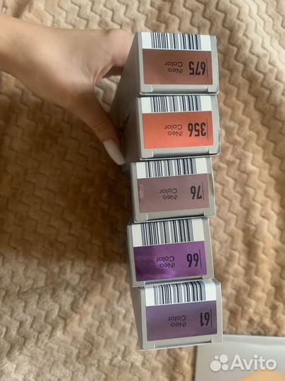 Цветное ламинирование волос, набор