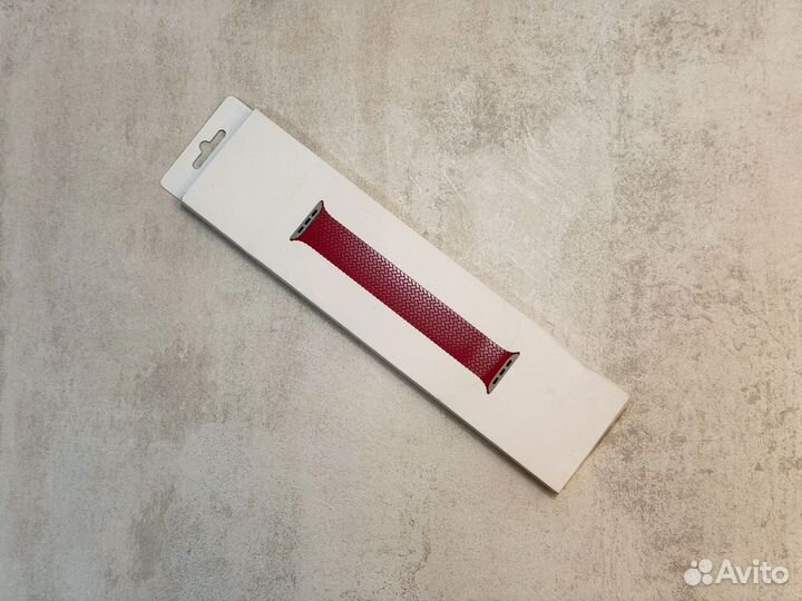 Ремешок Apple Watch 44mn Red Solo Loop S 5